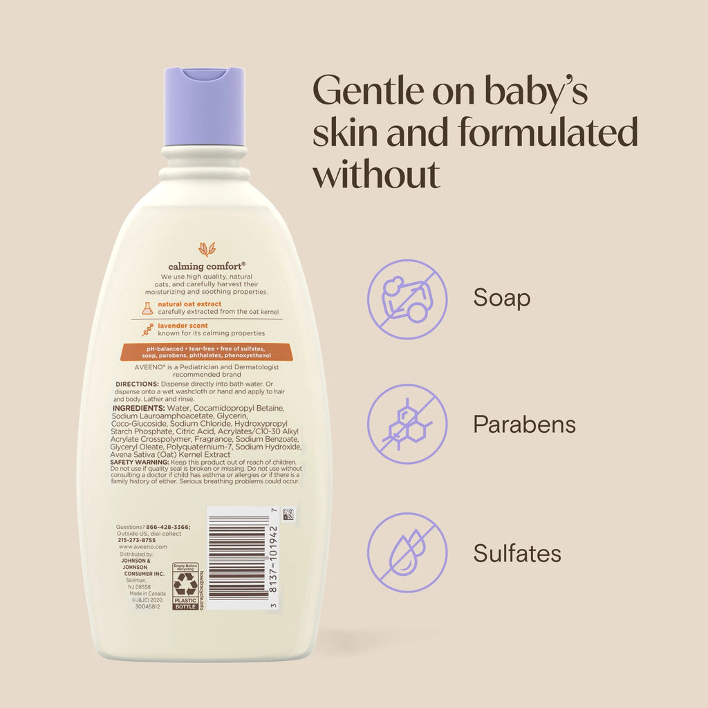 Baby Nighttime Calming Comfort Bath, 18 Fl Oz