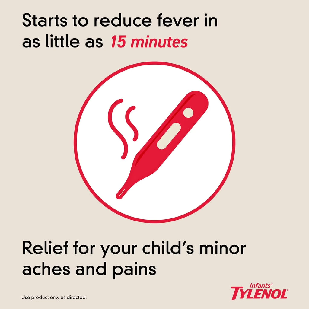 Infants'  Pain Reliever-Fever Reducer, Oral Suspension, Grape Flavor, 1 Oz