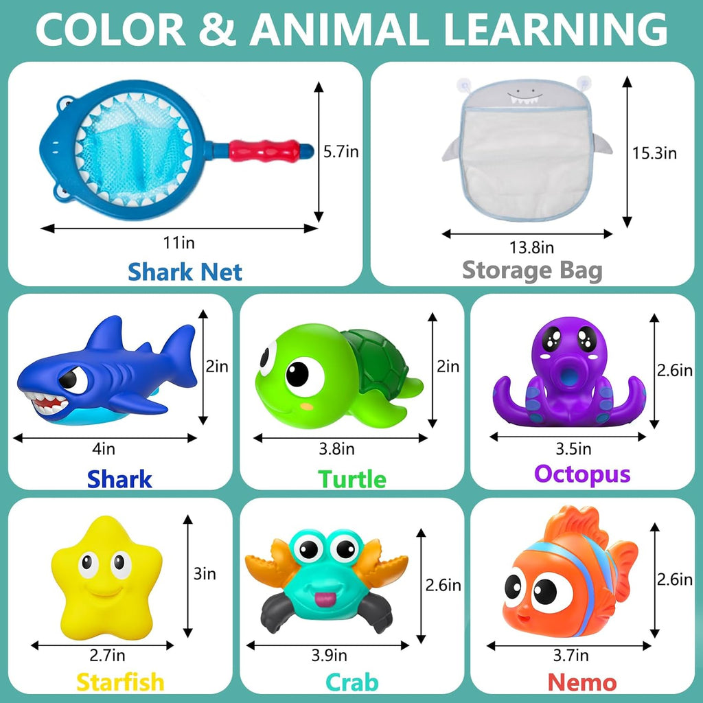 No Hole Mold Free Baby Bath Toys for Kids Ages 1-3,Water Toys for Babies and Tod