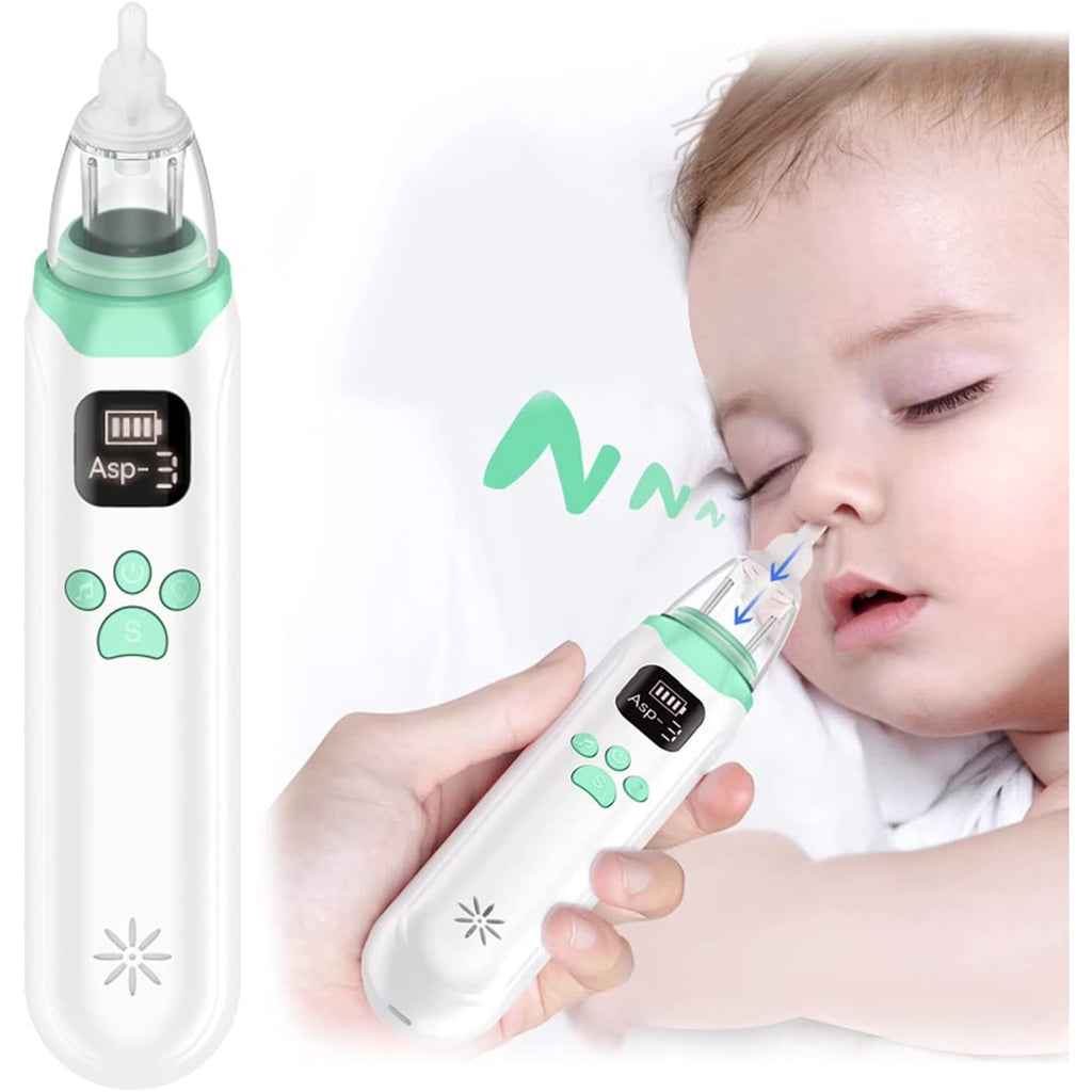 Baby Nasal Aspirator with 3 Level Suction and Music, Kids Infants Nose Suction