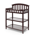 Graco Changing Table with Water-Resistant Changing Pad (Espresso) – GREENGUARD Gold Certified, Multi Storage Nursery Changing Table for Infants and Babies