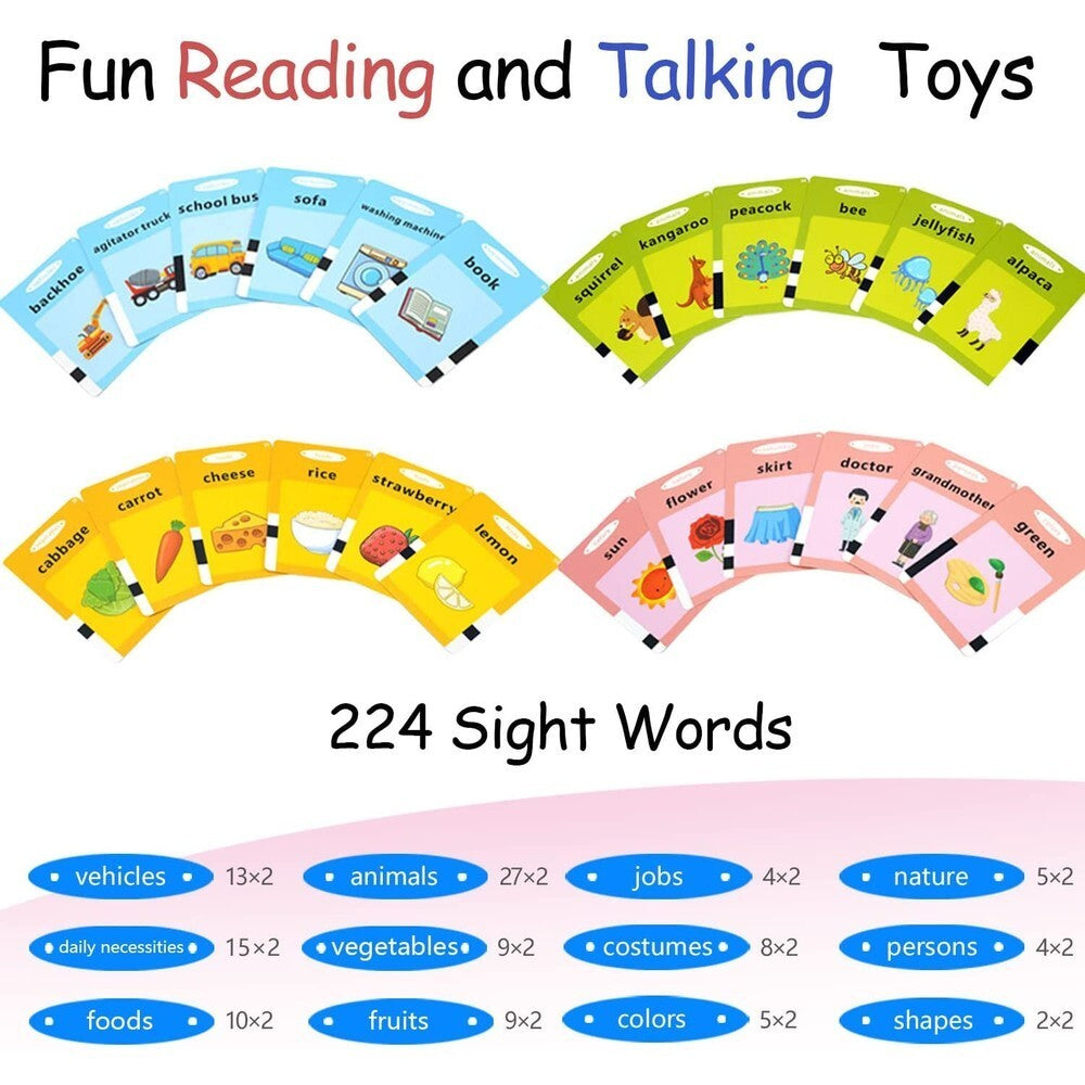 Toddler Learning Toys 112Pc Talking Speech Interactive Learning Game Therapy Toy