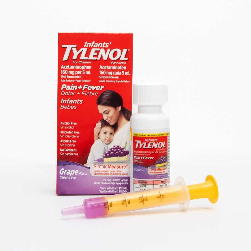 Infants'  Pain Reliever-Fever Reducer, Oral Suspension, Grape Flavor, 1 Oz